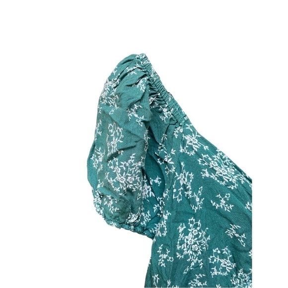 Liberty Love Juniors Floral Jumpsuit - Green I Size: L - Picture 3 of 14